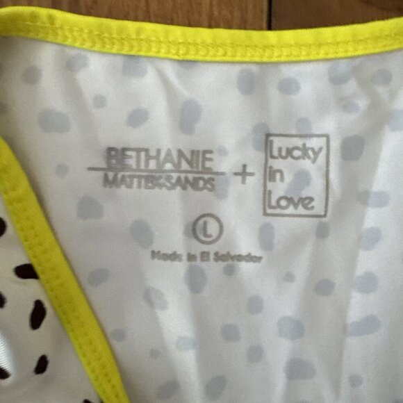 Lucky in Love Bethanie Mattek-Sands Women's Tennis Sleeveless Top Size L - Picture 2 of 5